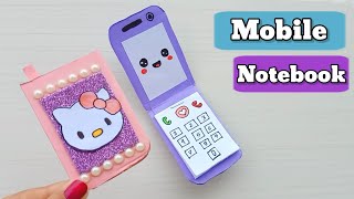 Mobile Phone Notebook | mini Mobile Notebook For Doll House | DIY Notepad Phone