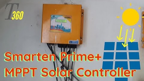 Smarten Prime+ Solar MPPT Controller | DOD Setting | Input Priority #smarten #solar #controller