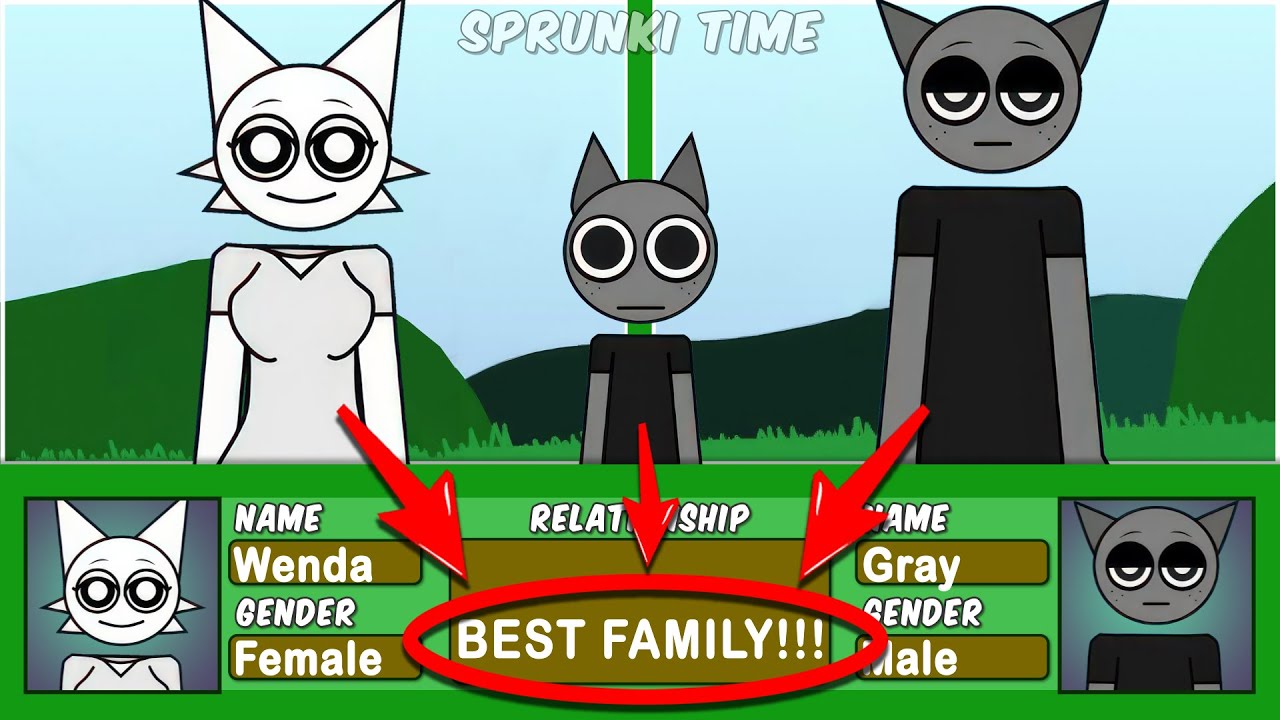 Incredibox Sprunki Sprunkey Human Edition - NEW UPDATE (RELATIONSHIPS) |ALL Characters Relationships