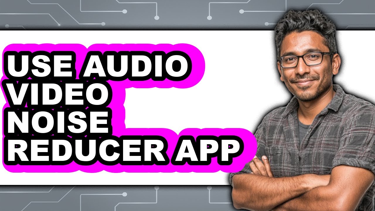 How to Use Audio Video Noise Reducer App (easy Method) - YouTube