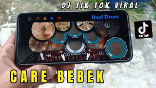 DJ CARE BEBEK - TIK TOK VIRAL || REAL DRUM (COVER)