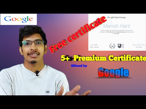 google free certificate 2021 | Free Certificates | Premium certificates | certificates from google |