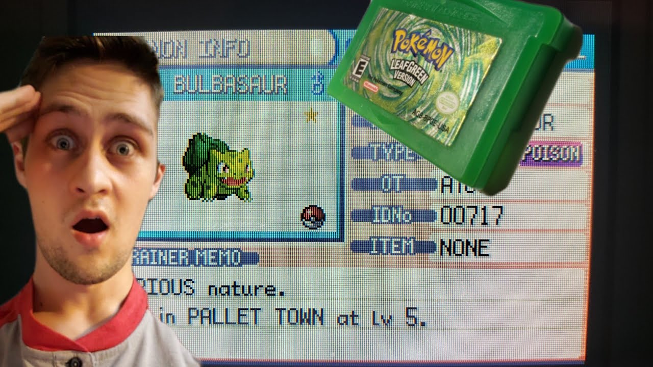 GenIII] Shiny Bulbasaur in Fire Red after 2812 SR! So happy to get