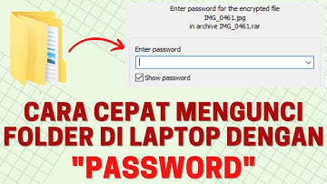 Cara Mengunci File atau Folder Di Laptop Dengan Password