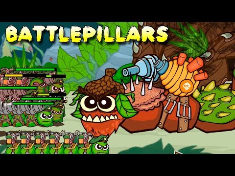 Новый Босс Бешенная гусеница! игра Боегусени или BATTLEPILLARS Прохождение