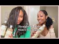 Straight To Curly Wash & Style Routine | SheaMoisture Jamaican Black Castor Oil Line