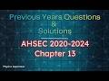 Previous year questions Chapter 13 Physics Class 12