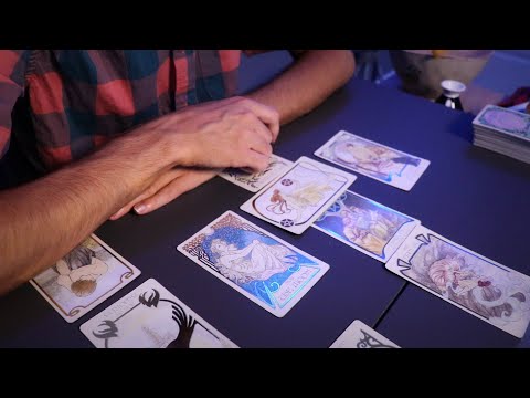 Giving You a Candle Wax, Coffee Cup, & Tarot Reading (ASMR)