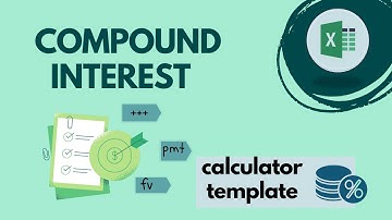 💰 Compound interest calculator template in Microsoft Excel