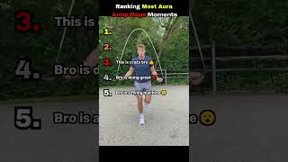 Ranking Most Aura Jump Rope Moments 💯💀🏆 #jumprope #aura #record #ranking