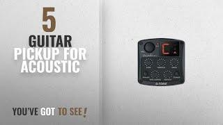 Top 10 Guitar Pickup For Acoustic [2018]: Cherub GT-3 Gtone Acoustic Guitar Pickup and Preamp,