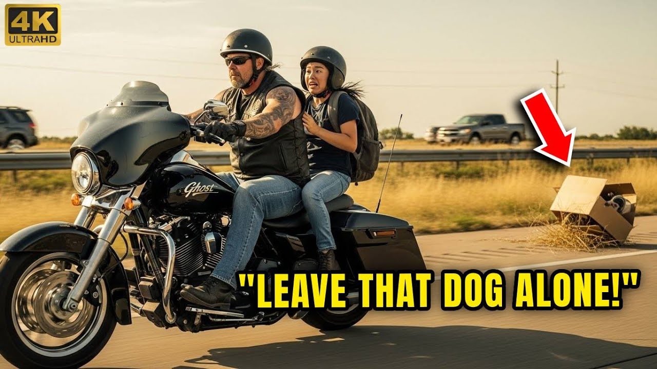 «Оставьте эту собаку в покое!» Девушка ударила байкера по спине во время езды — что было внутри