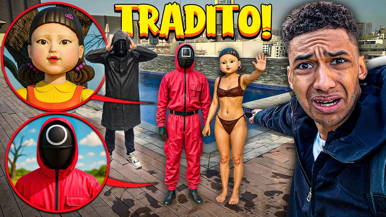 HO BECCATO la BAMBOLA di SQUID GAME 3 TRADIRE il FRONTMAN in VITA REALE... 💔(è finita)