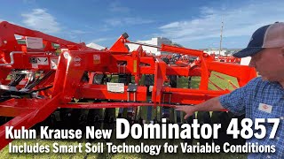 Kuhn Krause New Dominator 4857 Includes Smart Soil Technology for Variable Conditions