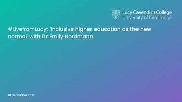 #LivefromLucy with Dr Emily Nordmann