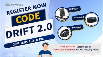Code Drift Challenge 2.0 | Get A Chance To Win Free Scaler Goodies And Much More  #FreeSwags #Scaler