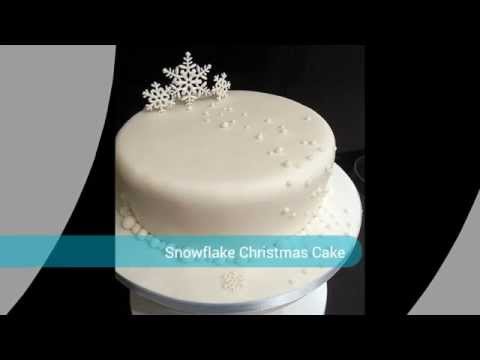 Snow Christmas Cake