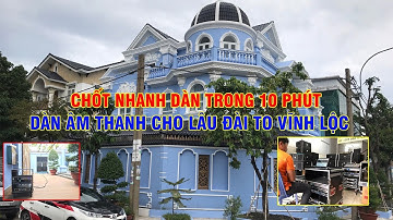 Bàn Giao Dàn Âm Thanh "Hát Với Nhau" Siêu Hay cho đại Gia Siêu To