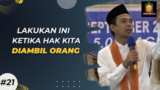 BOLEHKAH MEMBUNUH ORANG DEMI MEMPERTAHANKAN HARTA ? | Ceramah Ustadz Abdul Somad
