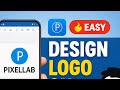 How to Design a Simple Logo in Pixellab | Easy Logo Design Tutorial for Beginners