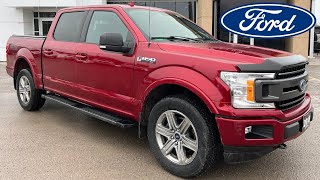 2018 Ford F-150 XLT 302A  3.5L EcoBoost in Ruby Red Metallic Walk-Around *ONE-OWNER!*