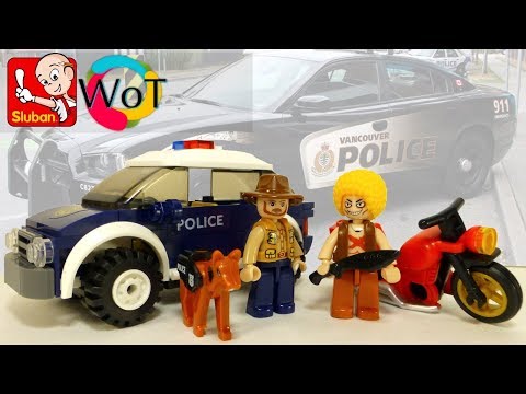Полиция от Слубан - дешевое Лего из Детского Мира