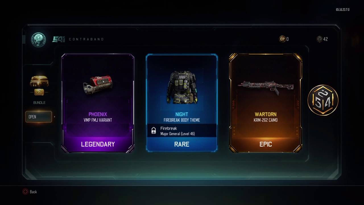 BO3 Supply Drop/Bribe Drop Opening.