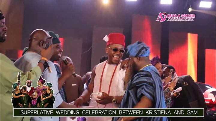 SEE WHAT K1 DID TO TIMINI EGBUSON ON STAGE AT 606 WEDDING CEREMONY