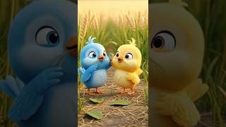 Two Lovely Birds 🌾🥰 #birds #farm #nest #cute #story #ai #short