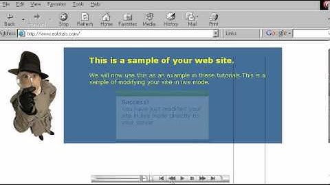 Publishing your site in live mode via HTTP with FrontPage 2002