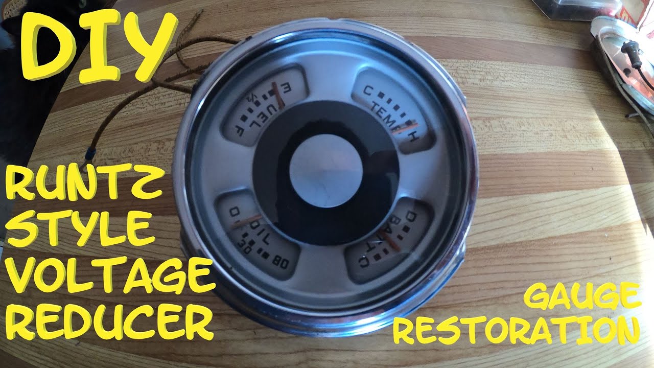 1952 Ford F1 Gauge Rebuild and DIY 12v to 6v Runtz Style Voltage