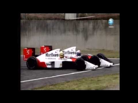 Great moments in F1 - Prost vs Senna
