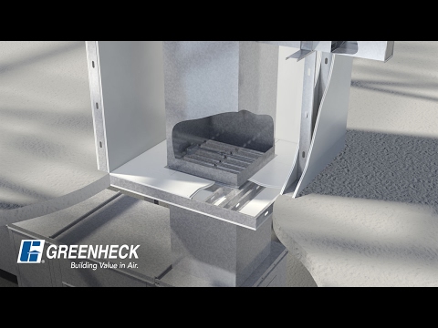 Greenheck - Horizontal Fire Smoke Damper in a Non-Concrete Barrier