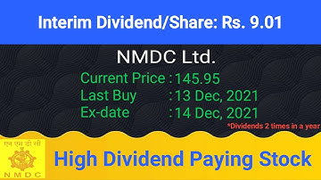 NMDC share latest news, nmdc dividend 2021, share market latest news today, upcoming dividend shares