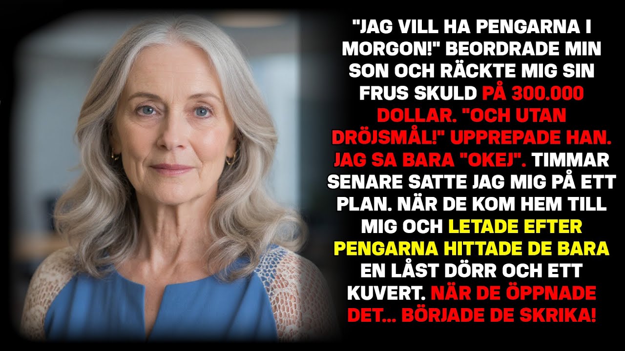 Min son krävde att jag betalade hans frus skuld på $300k. Då försvann jag utan ett ord.