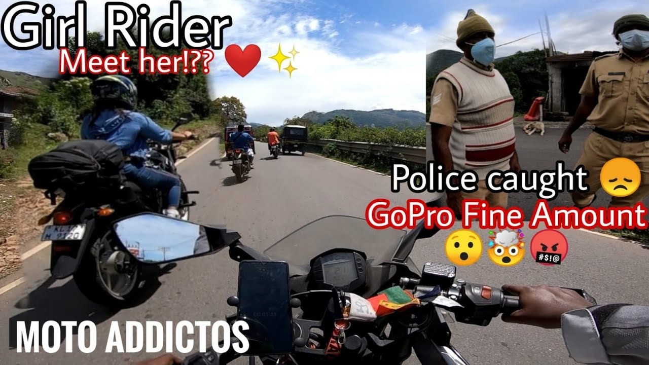 Madurai to Munnar || Kerala POLICE GoPro Issue || Tamil Motovlog || KTM RC200
