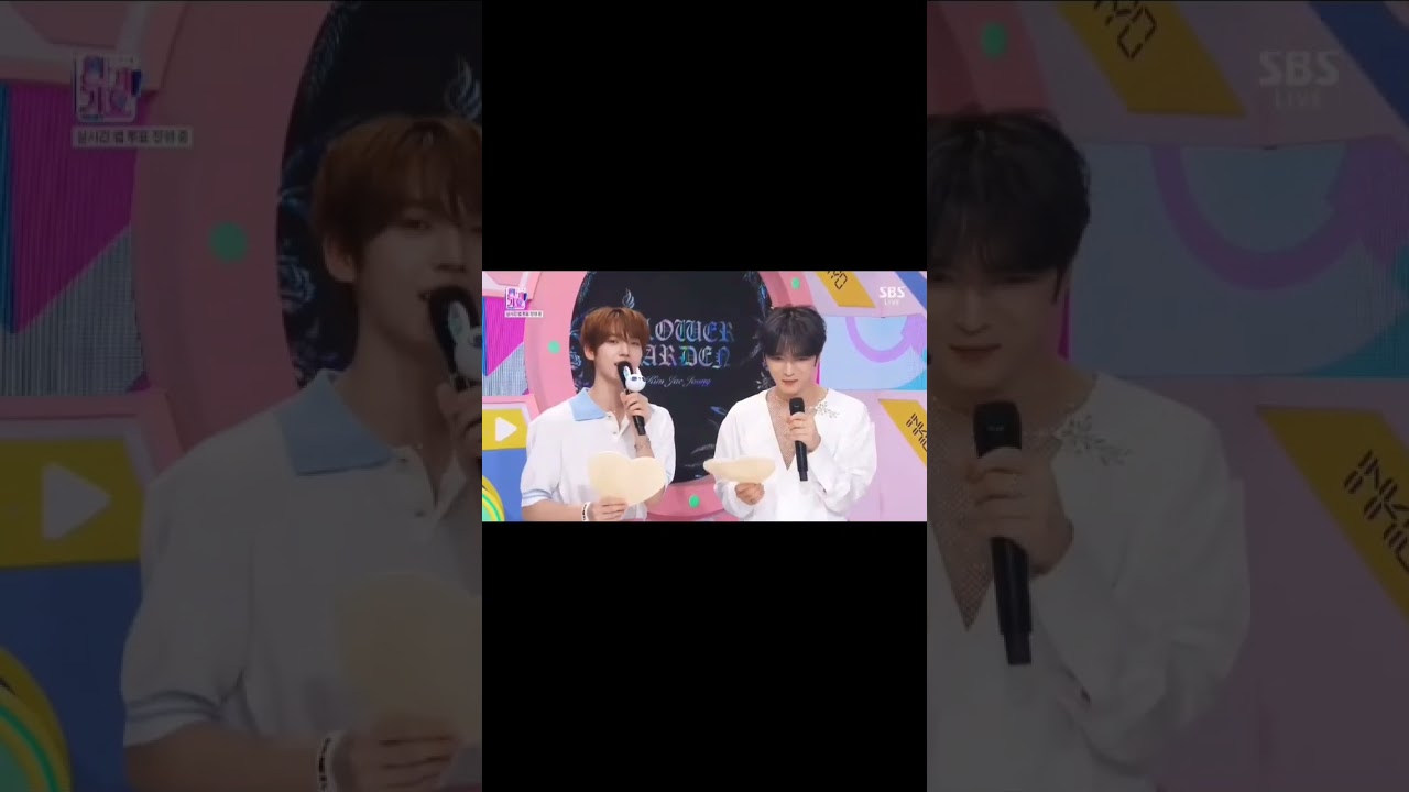 jaejoong cute moment in inkigayo ft zb1 han yujin (mc)