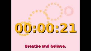 BeastCraft Timers: Motivational, silent study timer 01m00s fireworks