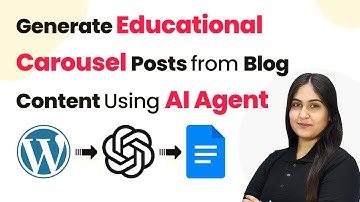 How to Generate Educational Carousel Posts from Blog Content Using AI Agent
