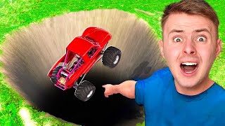 MONSTER TRUCK vs 100,000 m HLUBOKÁ DÍRA! 😱 **extrémní**