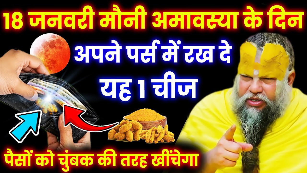 मौनी अमावस्या के दिन चुपचाप अपने पर्स में रख दे यह 1 चीज, पैसों को चुंबक की तरह खींचेगा/