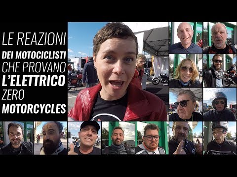 Gli effetti delle moto elettriche Zero sui motociclisti alla Misano Classic