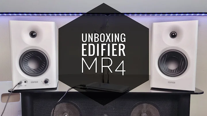 EDIFIER MR4 STUDIO SPEAKERS UNBOXING & SHORT REVIEW