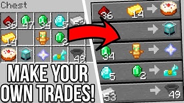 Minecraft 1.14 Custom Villager Shops Datapack (Vanilla Tweaks)