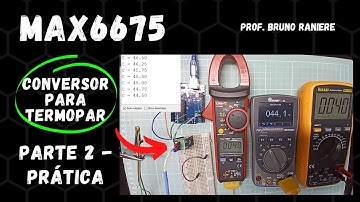 MAX6675 - conversor termopar com compensação de junta fria: prática