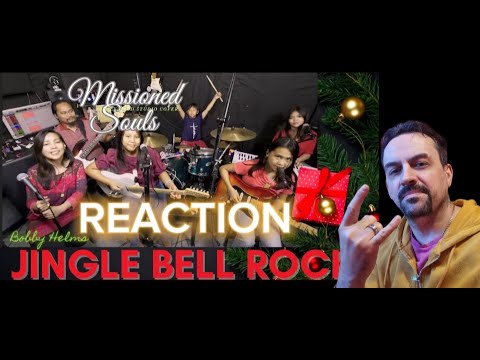 JINGLE BELL ROCK - Bobby Helms  Missioned Souls - family band studio cover REACTION