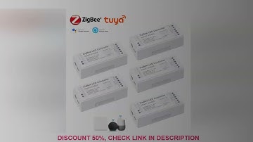 Zigbee LED Smart Switch Tuya WiFi LED Controller Alexa Google Home Remote Voice Control RGB RGBW CCT