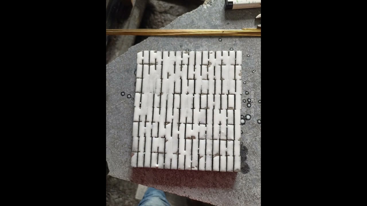 బ్రెజింగ్ పని అంటే చాలా మందికి తెలియదు కదా చూడండి || granite single cutting blade brazing work