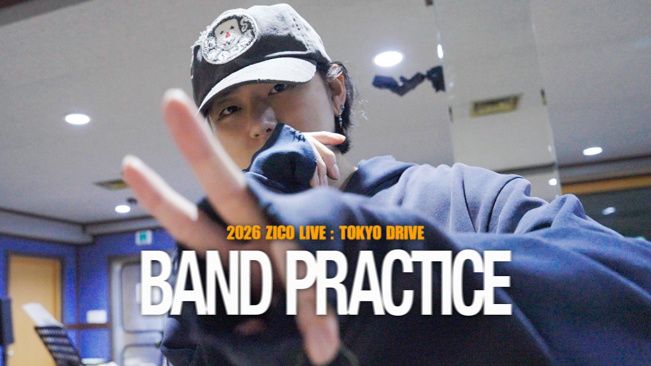 2026 ZICO LIVE : TOKYO DRIVE 🚗 | Band Practice Behind the Scenes