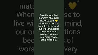 “Live for His Glory” 🌟#shorts #faith #pray#god#love#life #inspiration#hope #holyspirit#jesus#bible